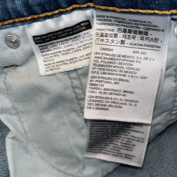 Levi’s‎ 511 Men's Blue Jeans Red Tab - Picture 5 of 14